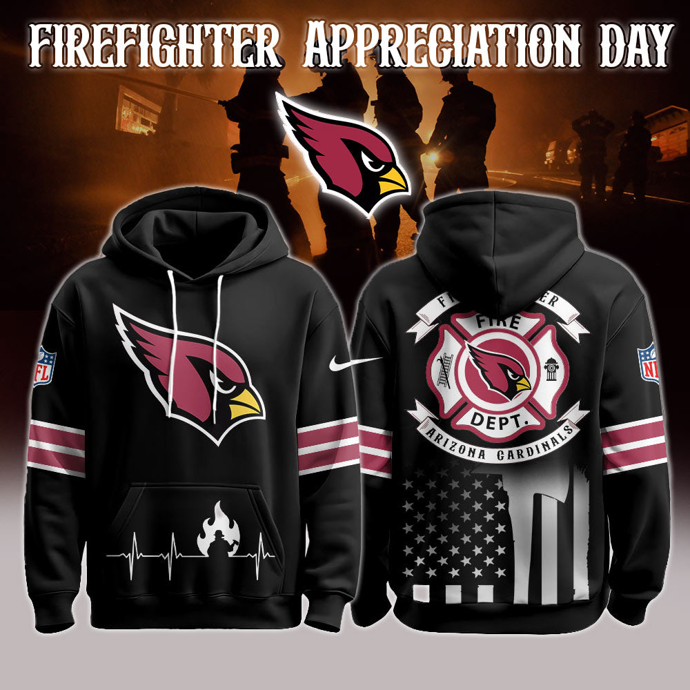 Arizona Cardinals x Firefighter Appreciation Night Game Hoodie