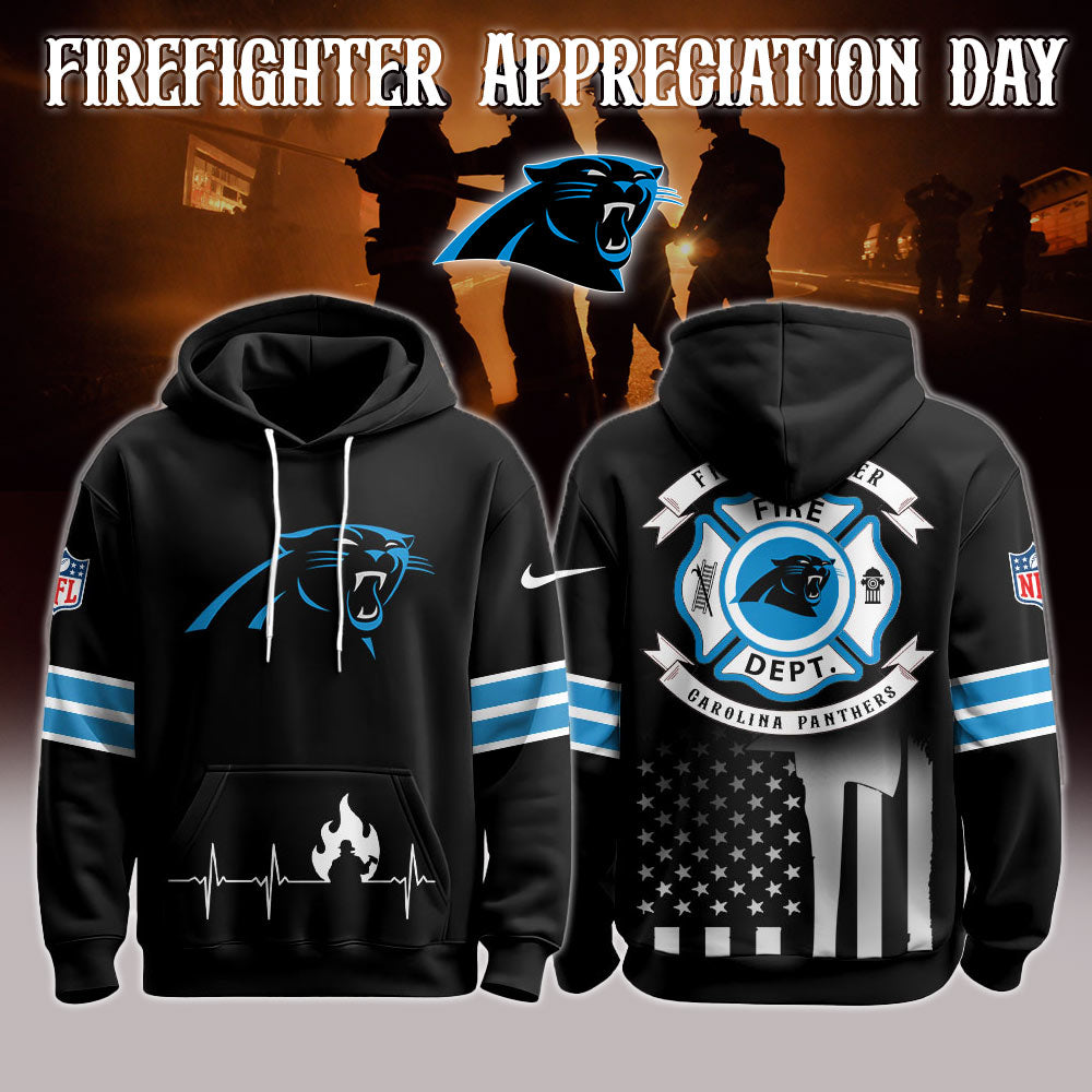 Carolina Panthers x Firefighter Appreciation Night Game Hoodie