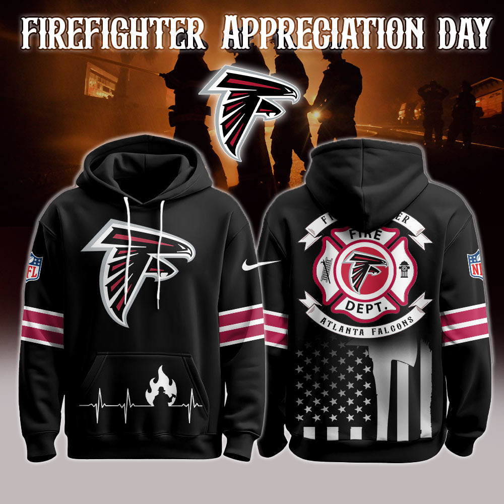Atlanta Falcons x Firefighter Appreciation Night Game Hoodie