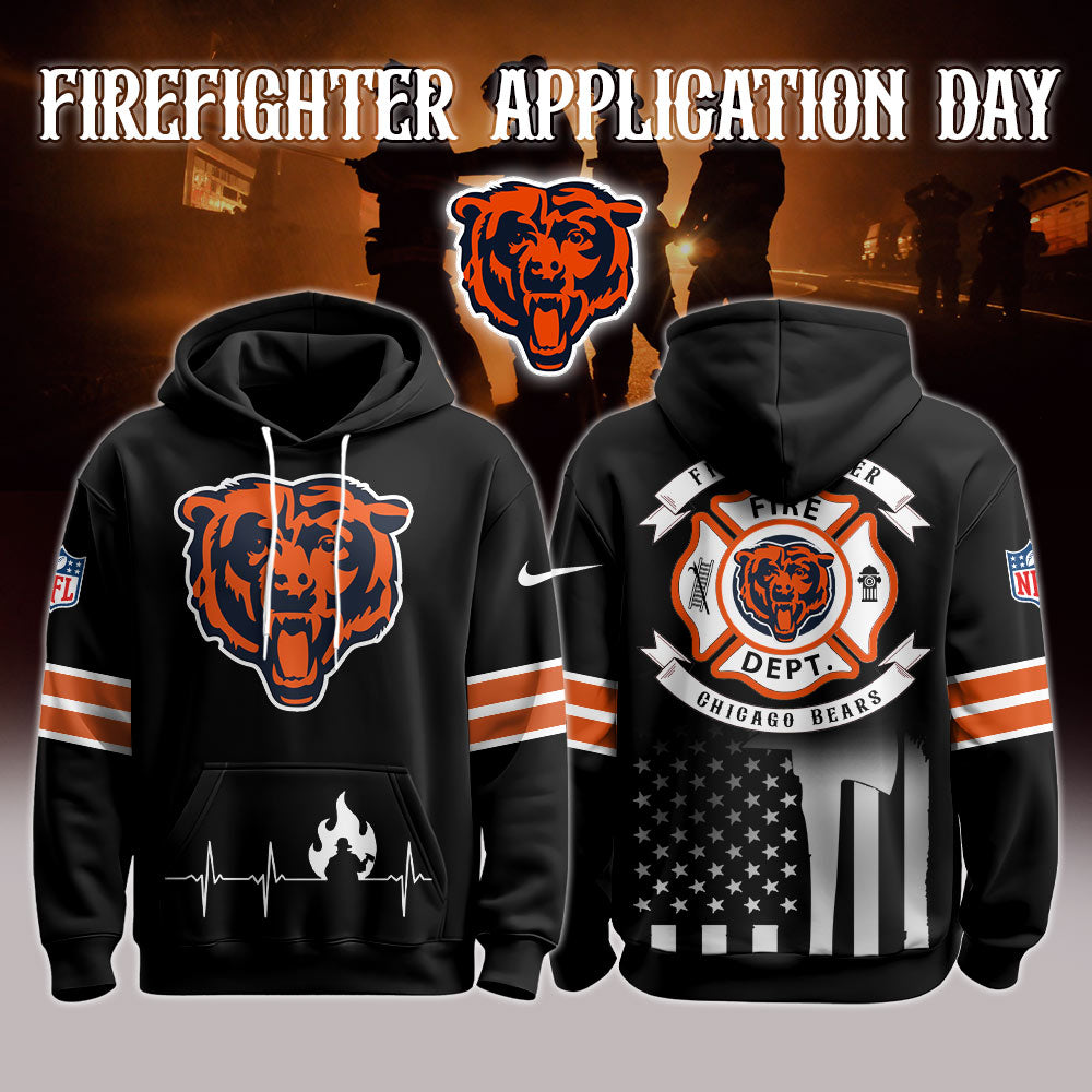 Chicago Bears x Firefighter Appreciation Night Game Hoodie