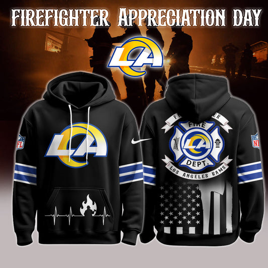 Los Angeles Rams x Firefighter Appreciation Night Game Hoodie