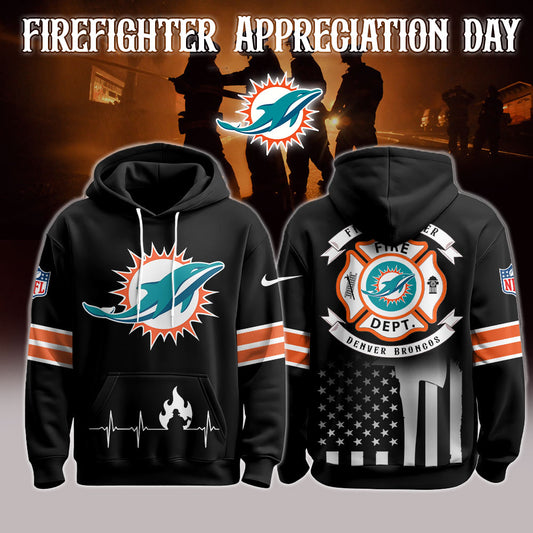 Miami Dolphins x Firefighter Appreciation Night Game Hoodie