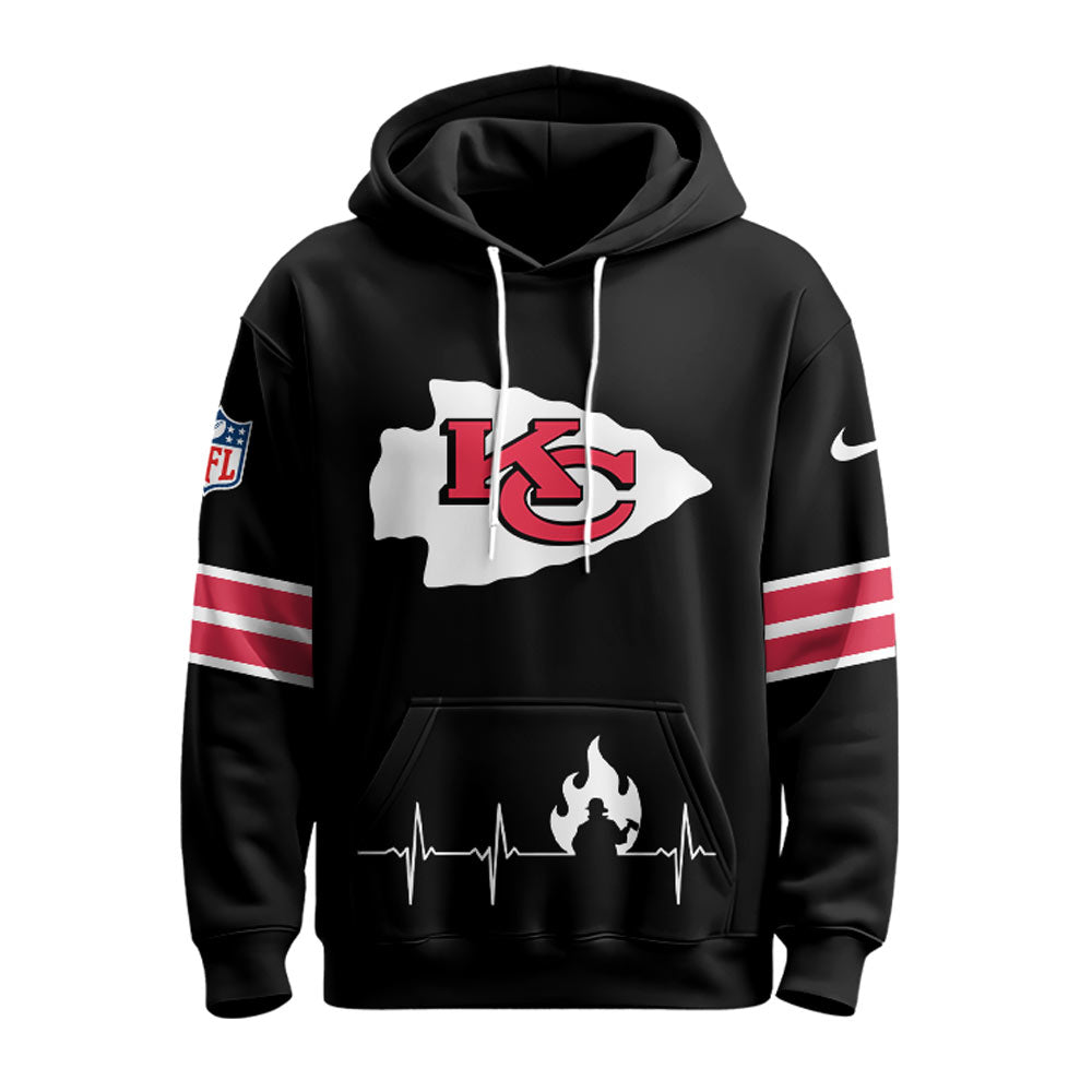 Kansas City Chiefs x Firefighter Appreciation Night Game Hoodie