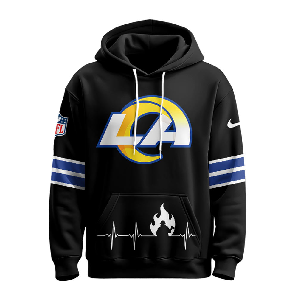 Los Angeles Rams x Firefighter Appreciation Night Game Hoodie