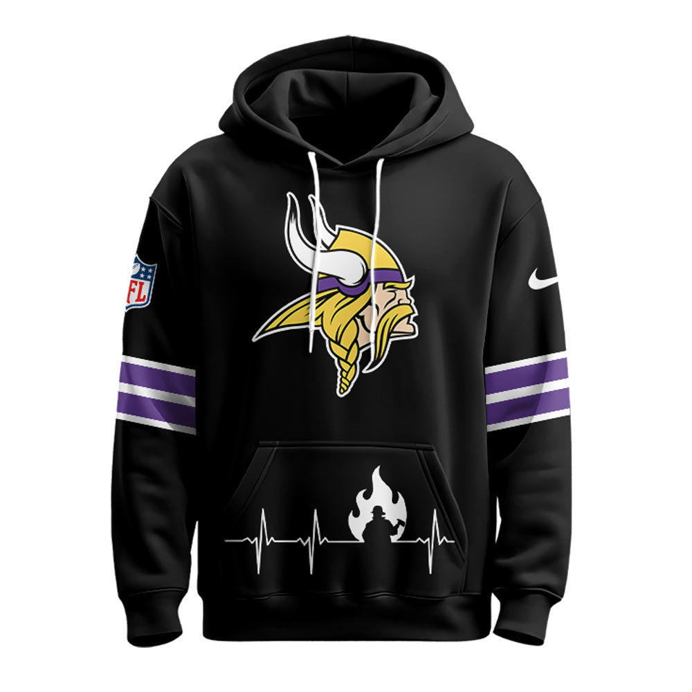 Minnesota Vikings x Firefighter Appreciation Night Game Hoodie