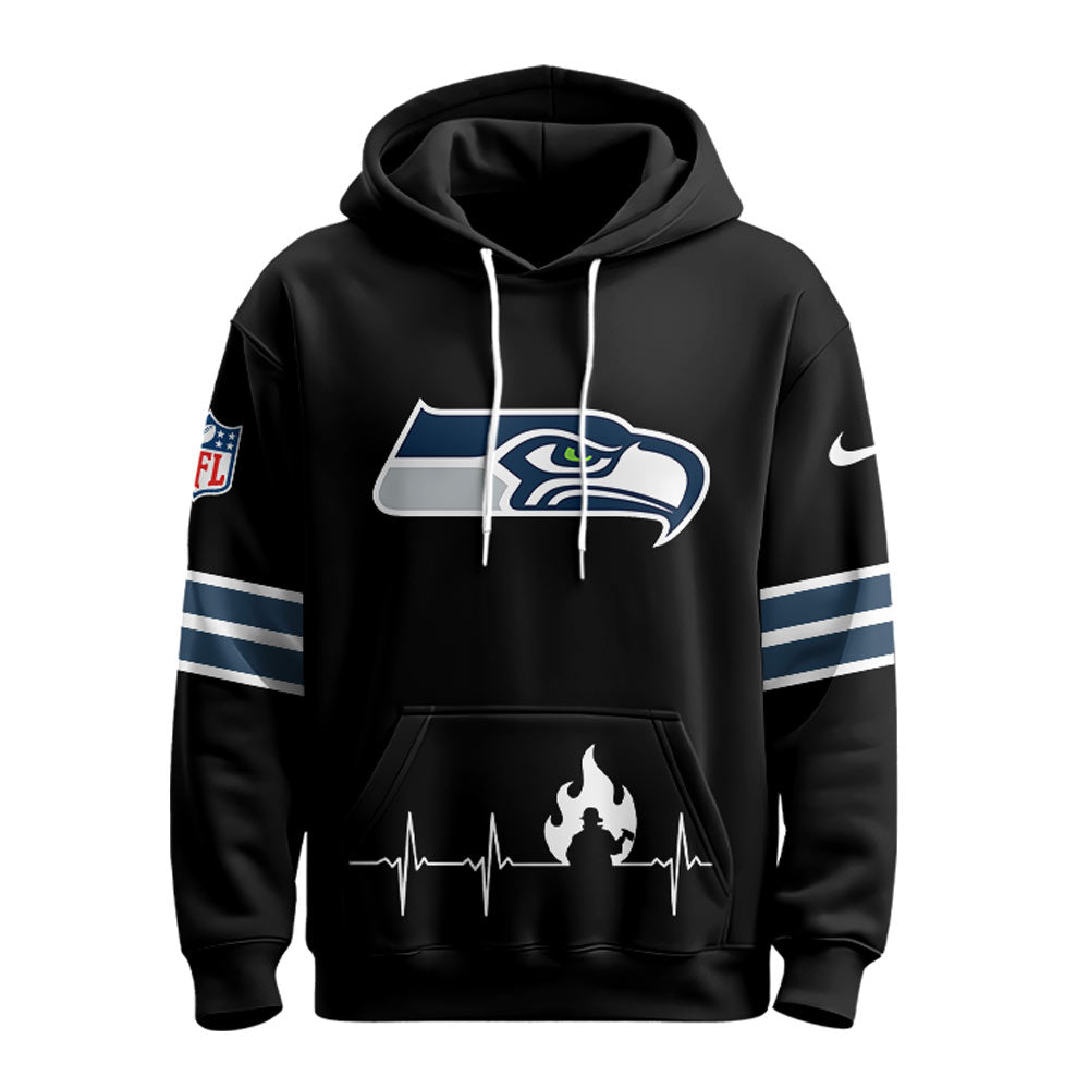 Seattle Seahawks x Firefighter Appreciation Night Game Hoodie