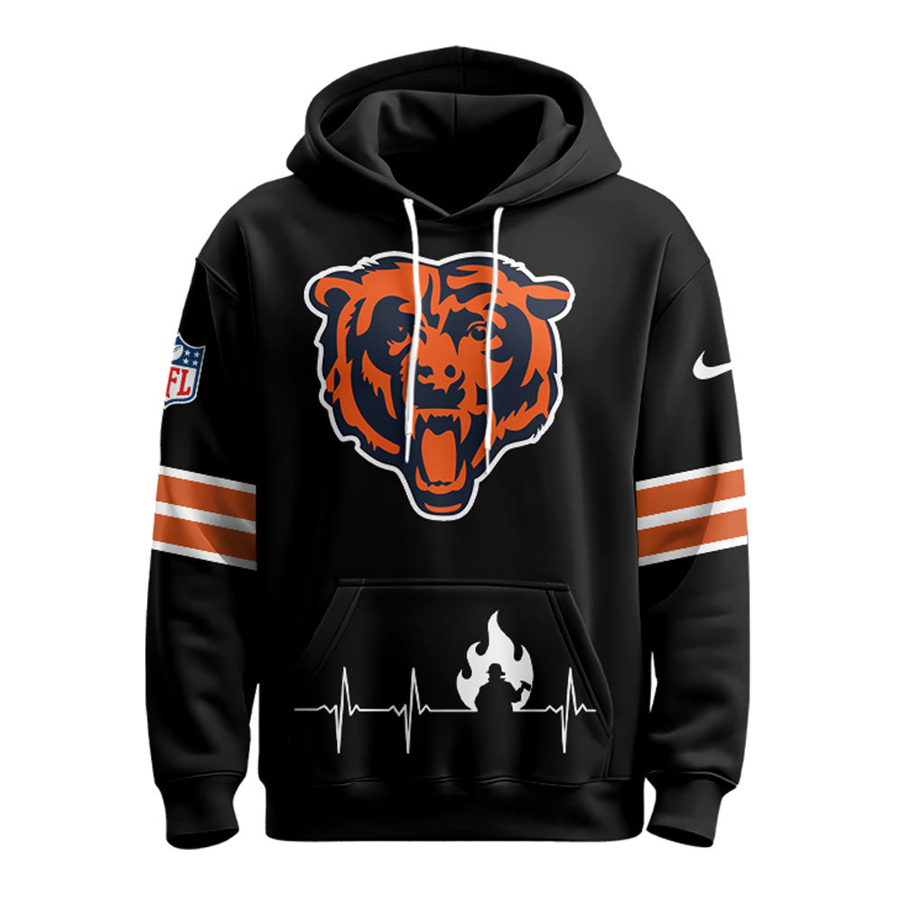 Chicago Bears x Firefighter Appreciation Night Game Hoodie