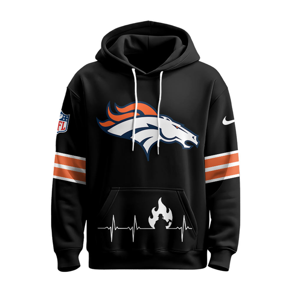 Denver Broncos x Firefighter Appreciation Night Game Hoodie