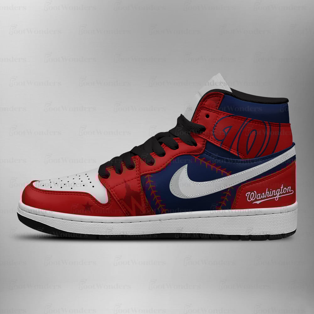 Washington Nationals High Top Air JD1 Sneaker