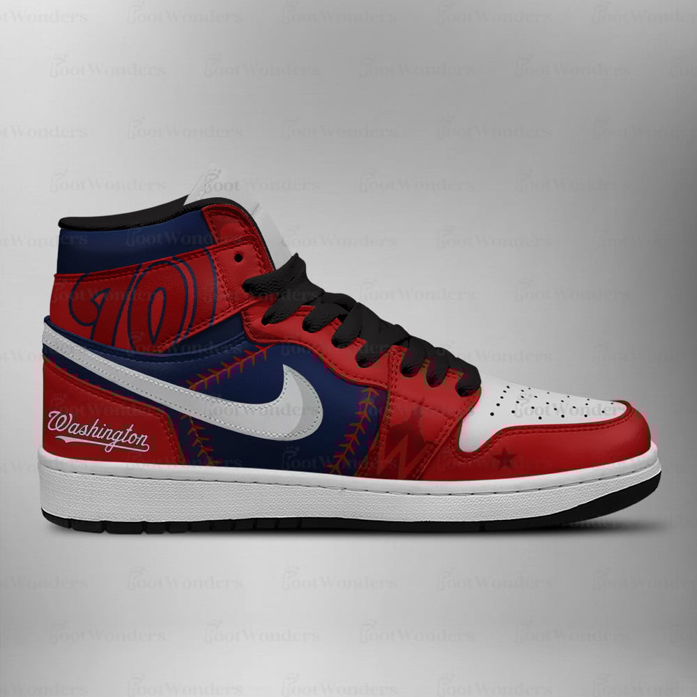 Washington Nationals High Top Air JD1 Sneaker