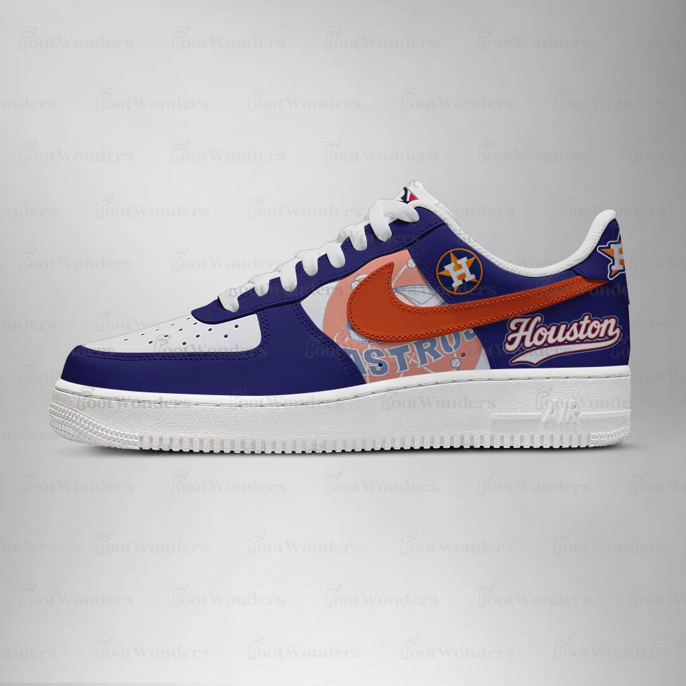 Houston Astros Low Top Air AF1 Sneaker