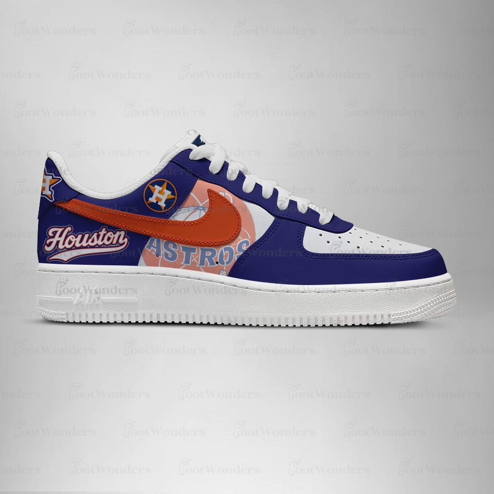 Houston Astros Low Top Air AF1 Sneaker
