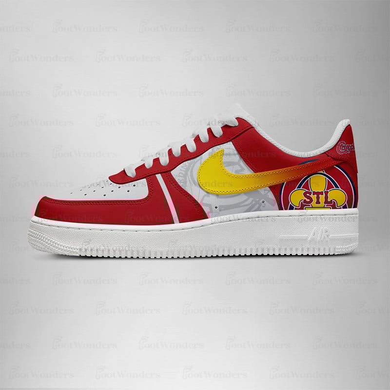 St. Louis Cardinals Low Top Air AF1 Sneaker