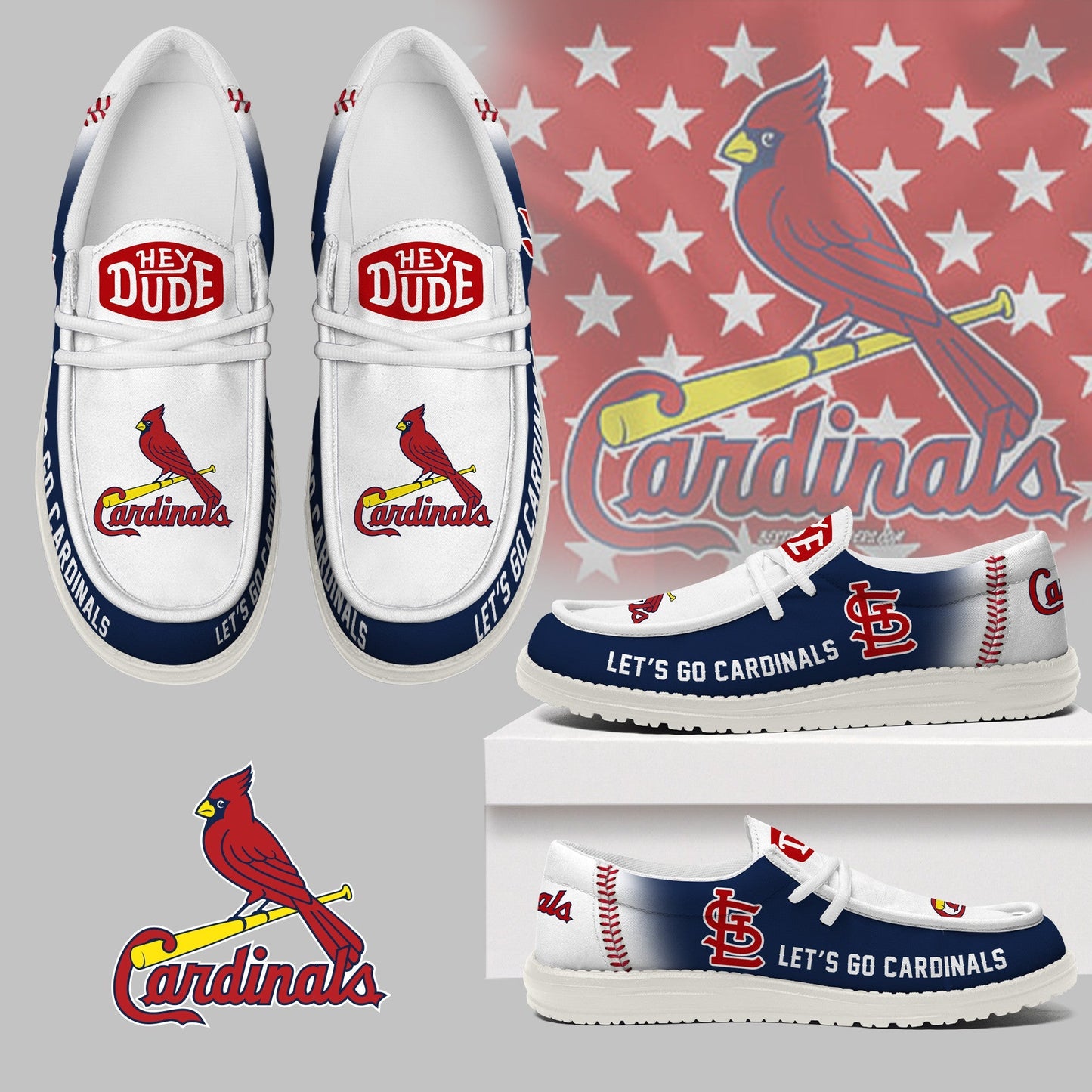 St. Louis Cardinals | Premium Loafer Shoes NY, MLB Personalized Limited Edition Shoes 2025 | JO281