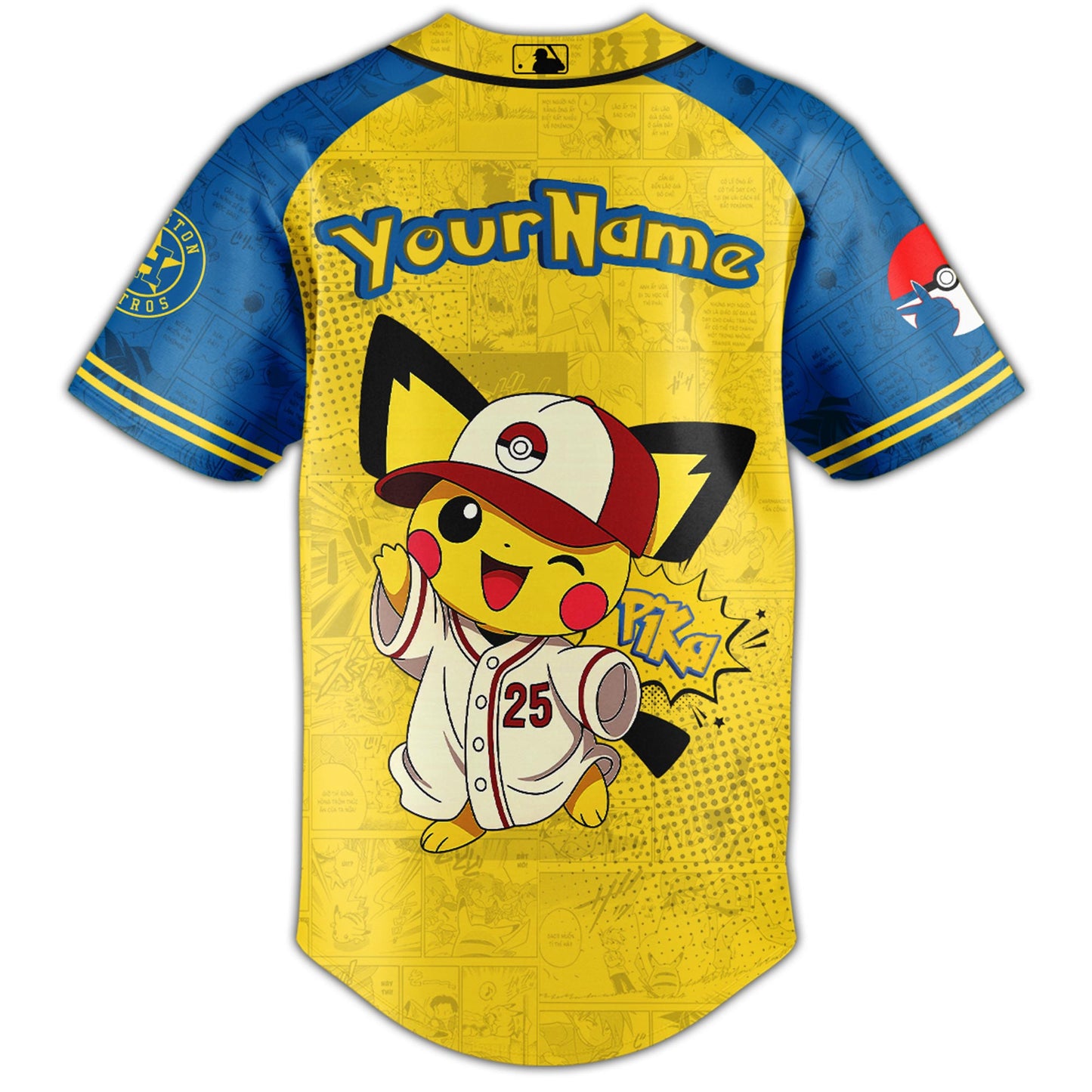 Houston Astros × Pokémon GO Night 2025 Limited Edition Jersey