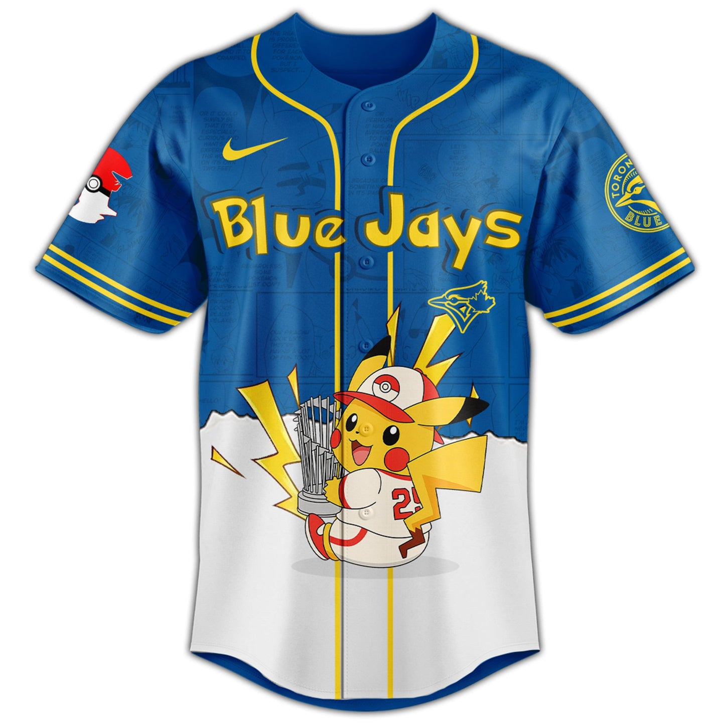 Toronto Blue Jays V2 × Pokémon GO Night 2025 Limited Edition Jersey