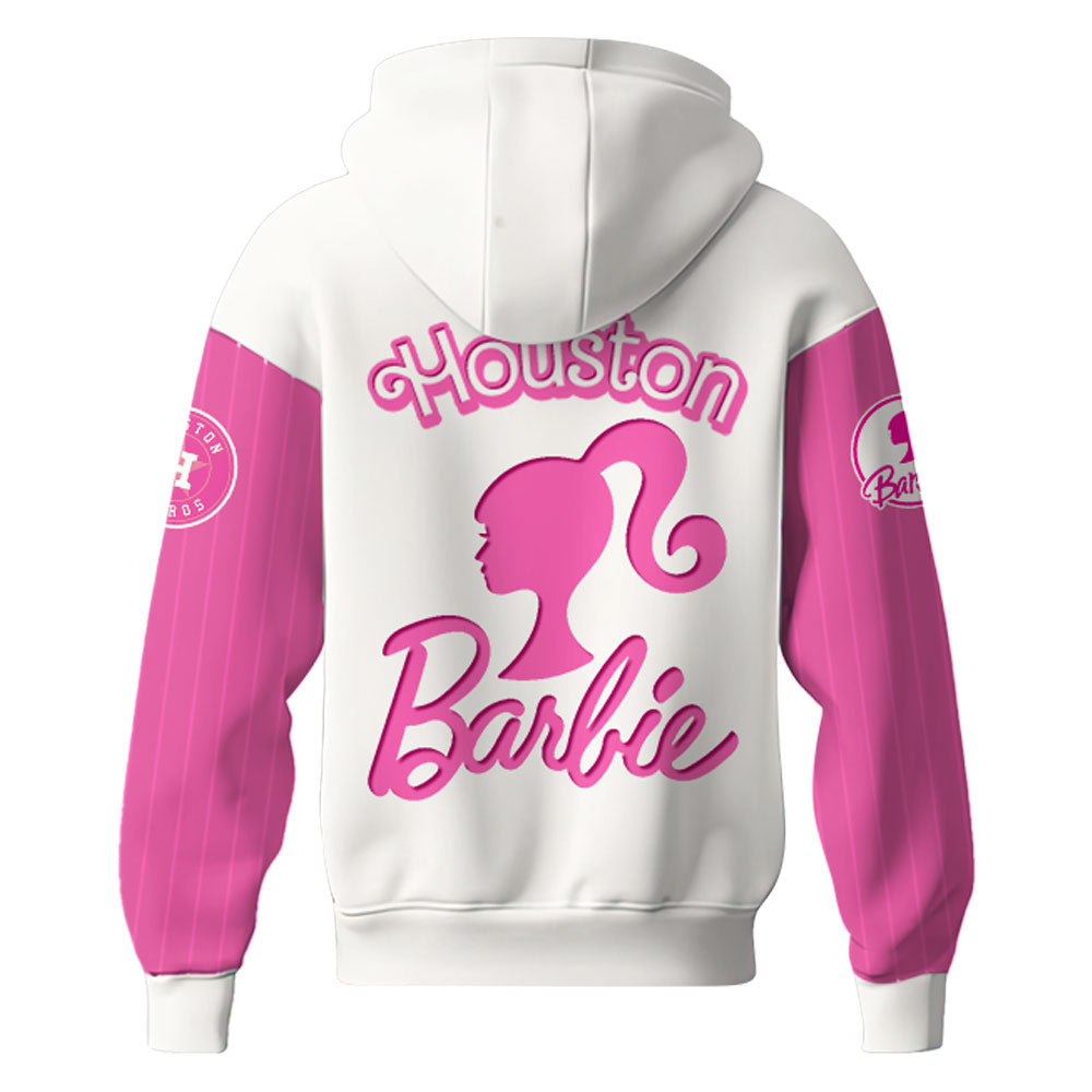 Houston Astros MLB x Barbie Night Game Limited Edition Hoodie 2025 | AB91