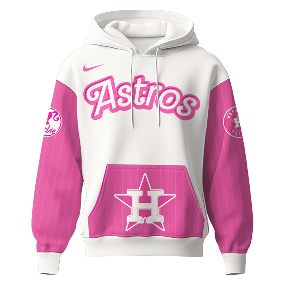 Houston Astros MLB x Barbie Night Game Limited Edition Hoodie 2025 | AB91