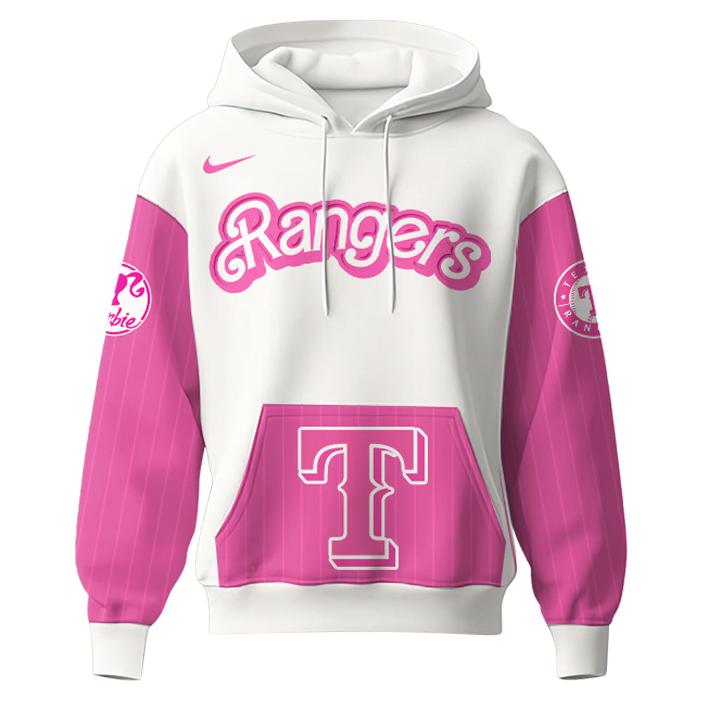 . Texas Rangers MLB x Barbie Night Game Limited Edition Hoodie 2025