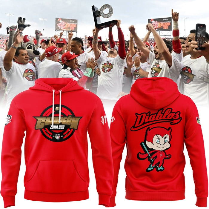Diablos Rojos del México LMB Campeon Hoodie 2024