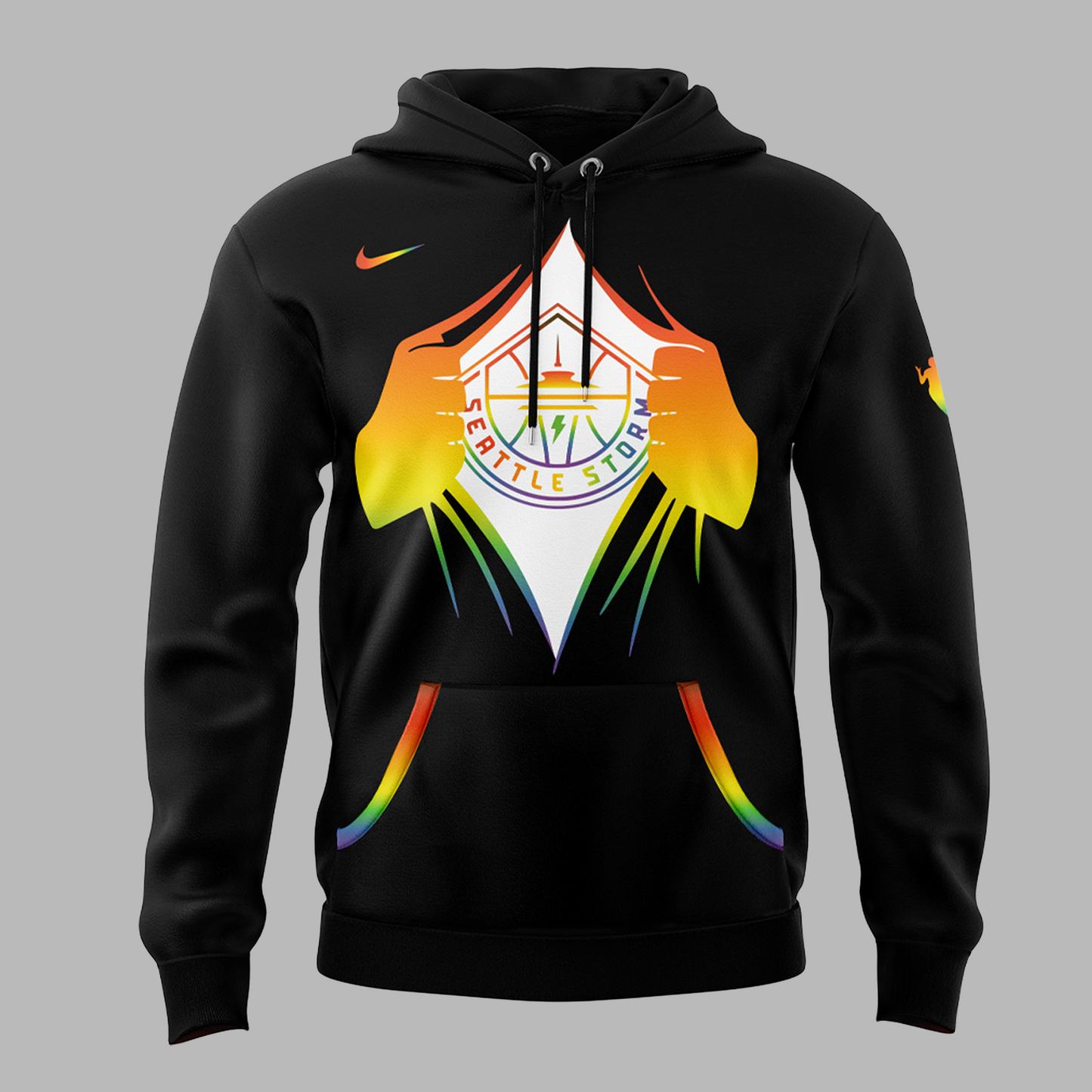 Seattle Storm Special Edition Hoodie Celebrating Pride Month Expresses Freedom, Individuality, And Support For The LGBTQ+ Community