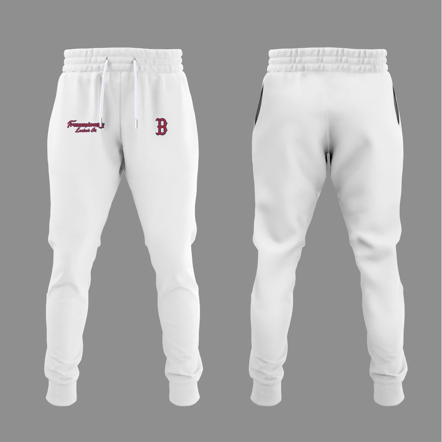 Special New "Tremendously Locked In" White Zip Hoodie