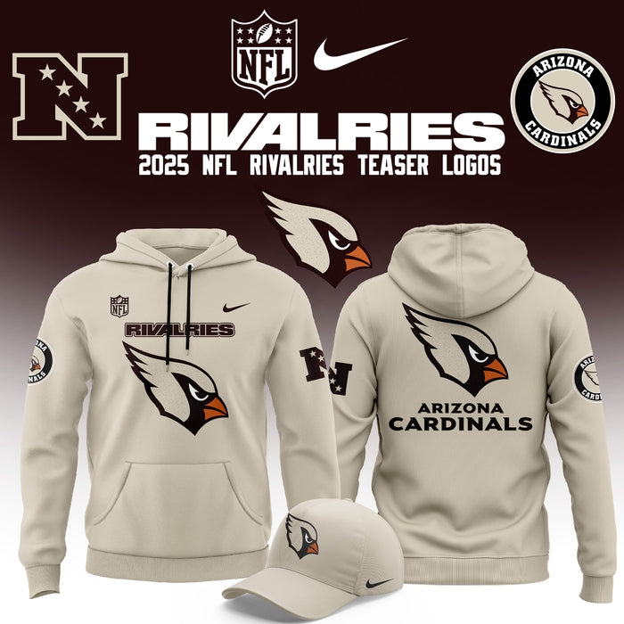 2025 Rivalries Teaser Logo Arizona Cardinals Hoodie(V1)