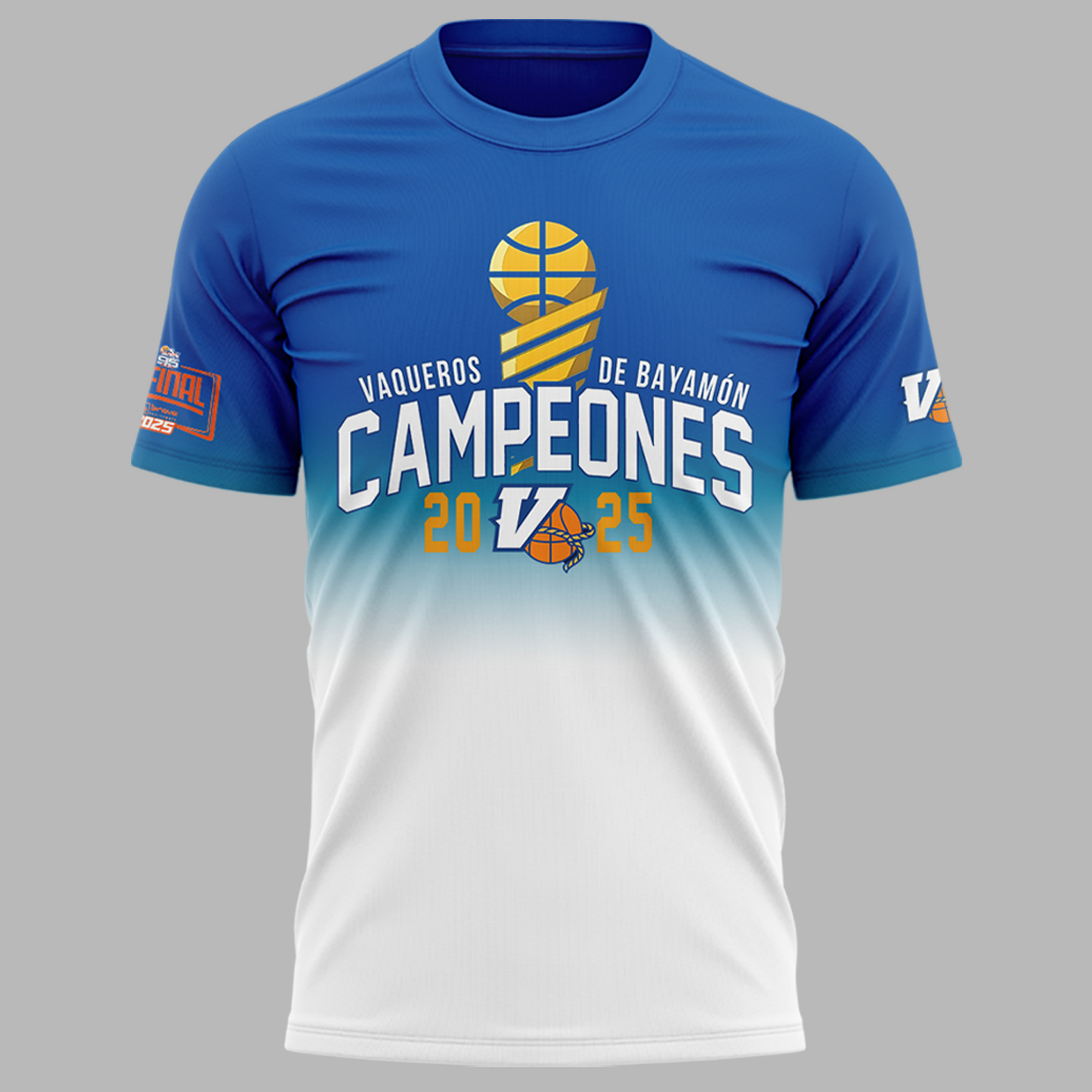 11.Vaqueros de Bayamon Champions Baloncesto Superior Nacional 2025 Tshirt