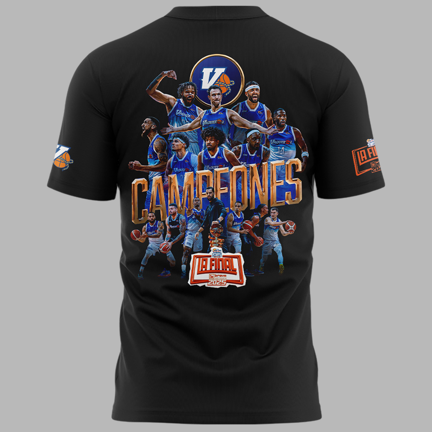 12.Vaqueros de Bayamon Champions Baloncesto Superior Nacional 2025 Tshirt