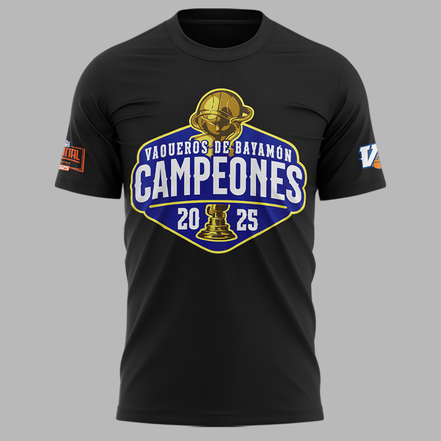 17.Vaqueros de Bayamon Champions Baloncesto Superior Nacional 2025 Tshirt