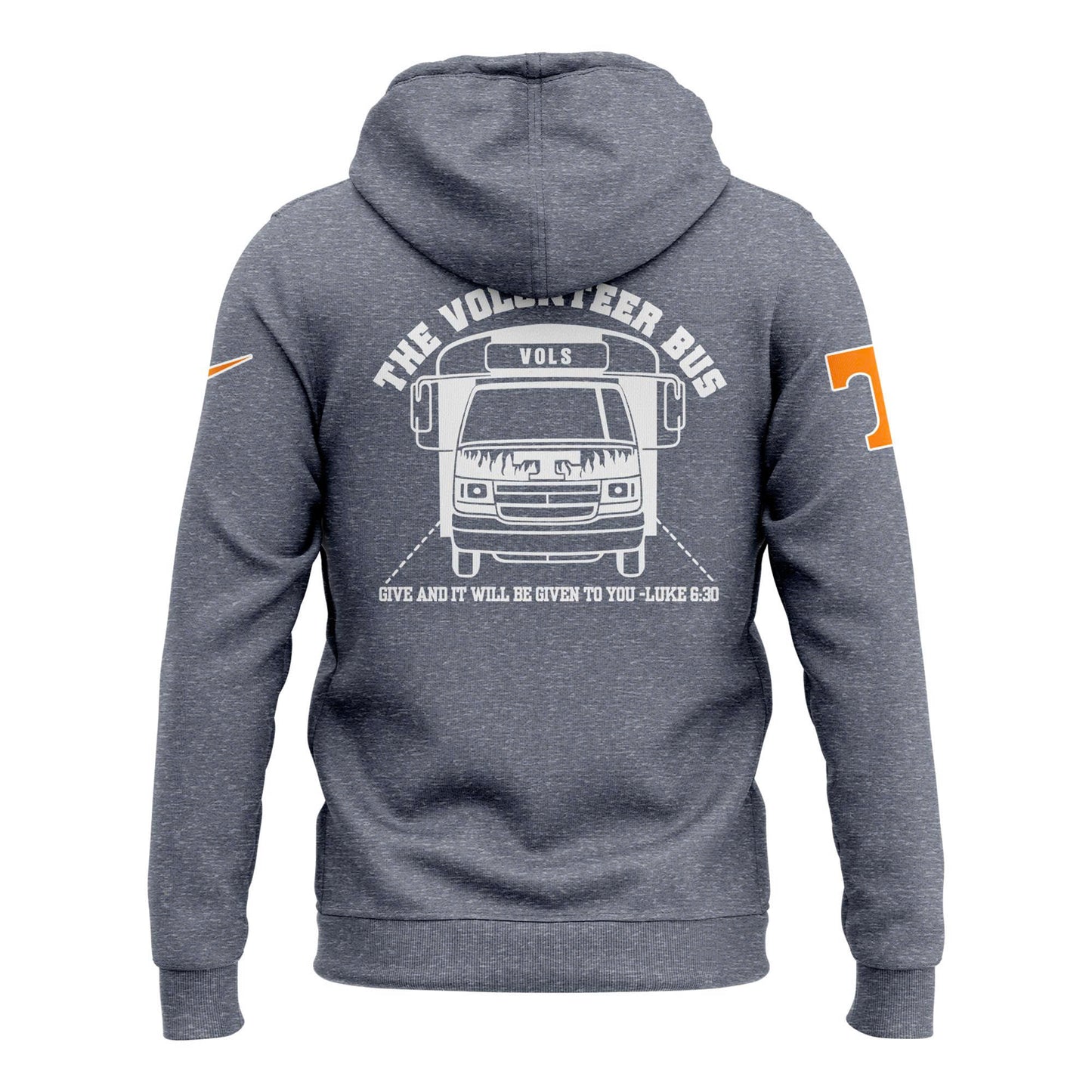 Tennessee Football Team Jesus Grey Hoodie