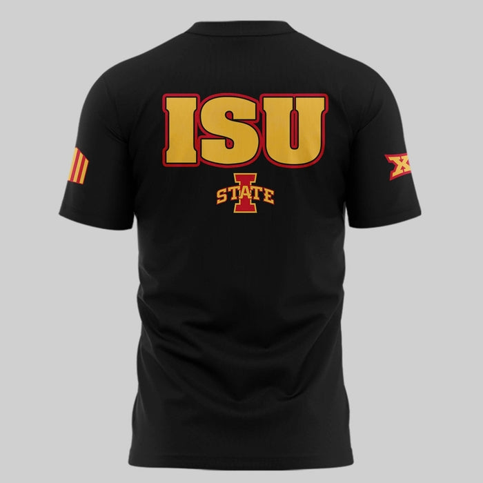 Special New 2025 ISU Logo Tshirt In Black