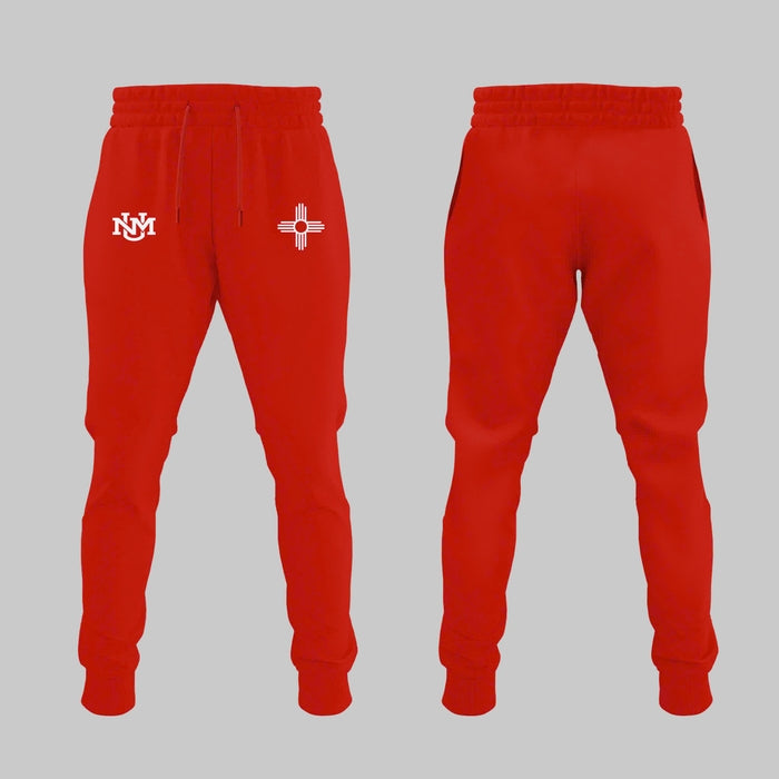 Special Edition New Mexico Lobos Wordmark Logo Uniform Sweat - Red