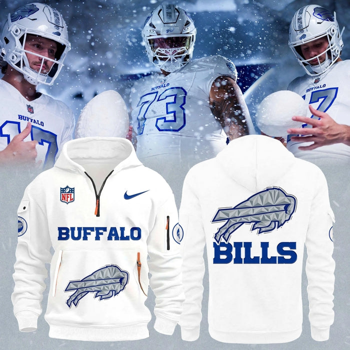 Buffalo Bills White Rivalries uniforms New Hoodie 2025