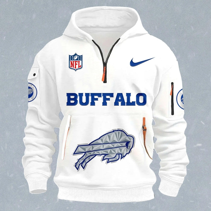 Buffalo Bills White Rivalries uniforms New Hoodie 2025