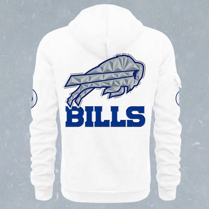 Buffalo Bills White Rivalries uniforms New Hoodie 2025