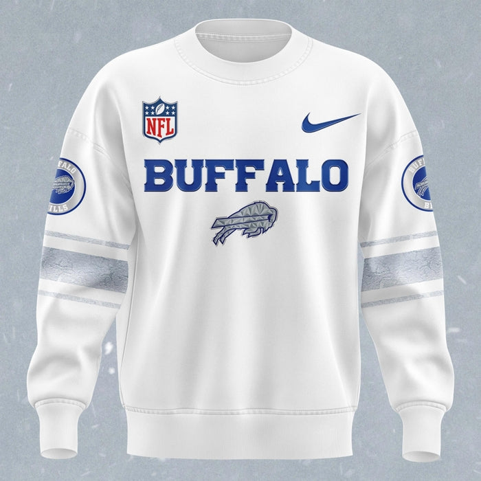 Buffalo Bills White Rivalries uniforms Sweashirt 2025