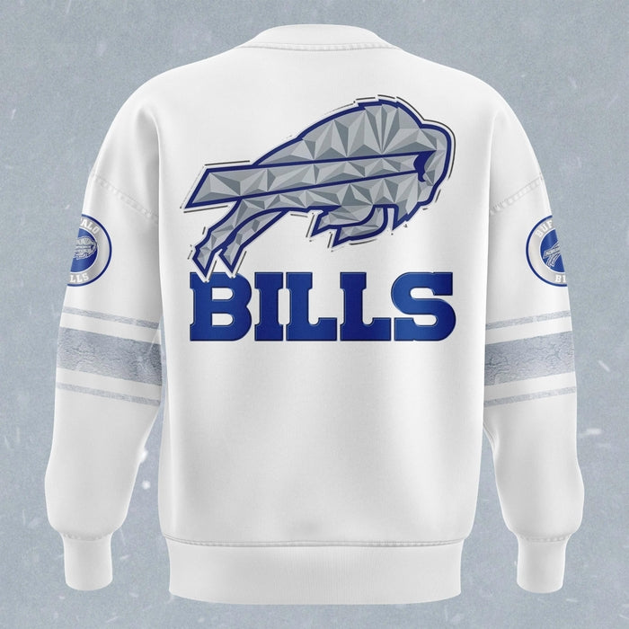 Buffalo Bills White Rivalries uniforms Sweashirt 2025