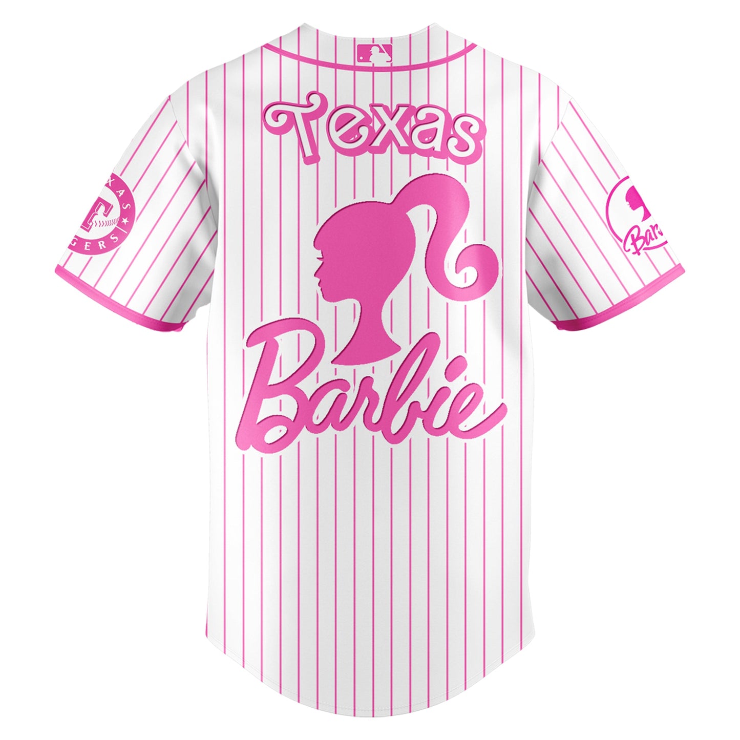 . Texas Rangers MLB x Barbie Night Game Limited Edition Jersey 2025 v1