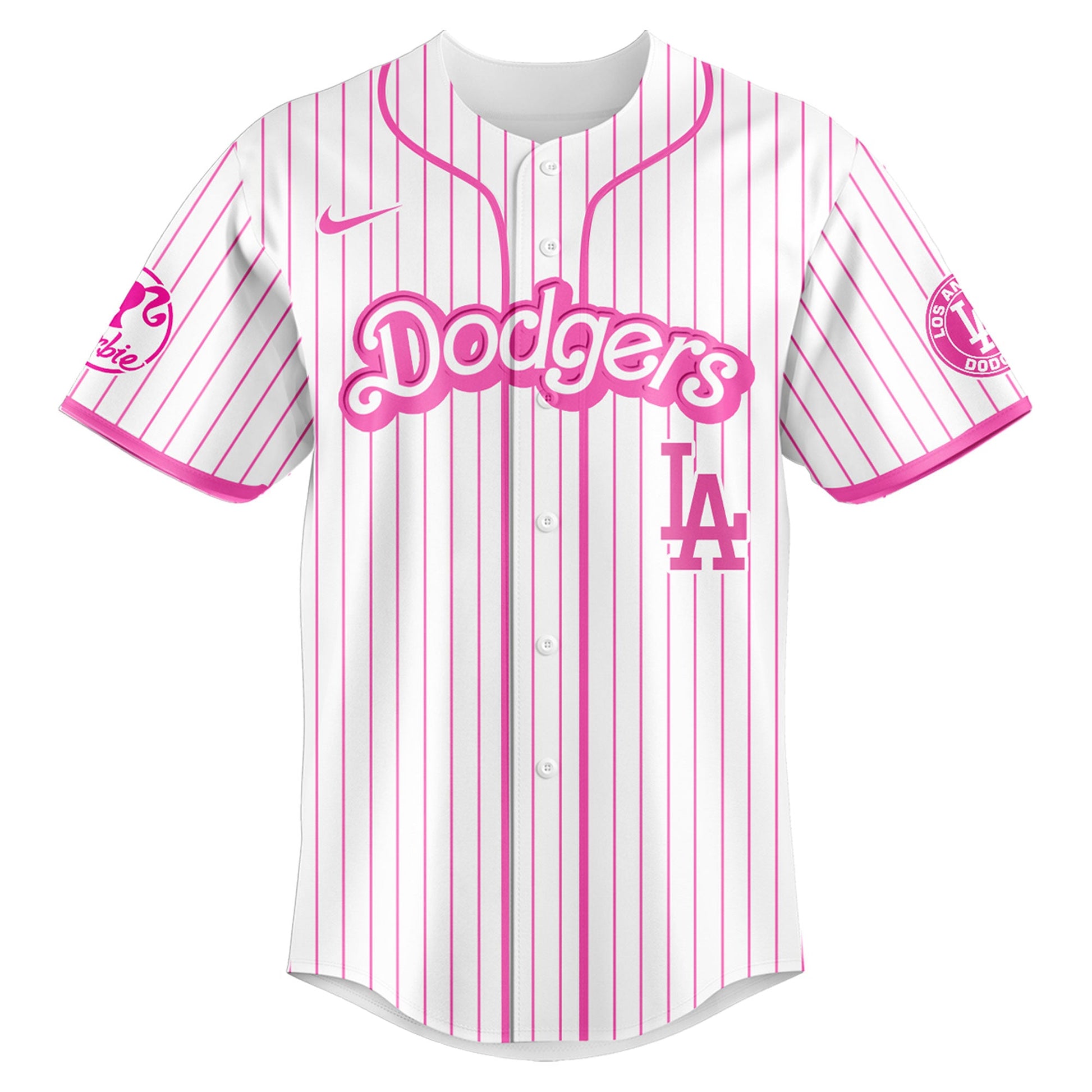 .    Los Angeles Dodgers   MLB x Barbie Night Game Limited Edition Jersey 2025 v1