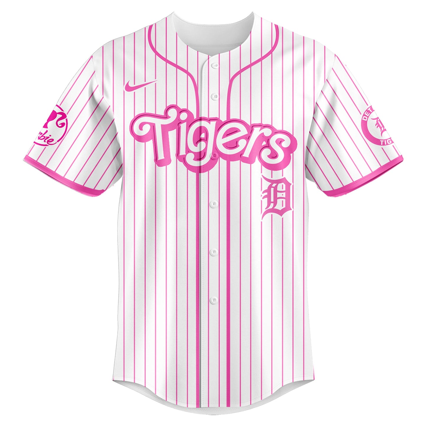 . Detroit Tigers MLB x Barbie Night Game Limited Edition Jersey 2025 v1
