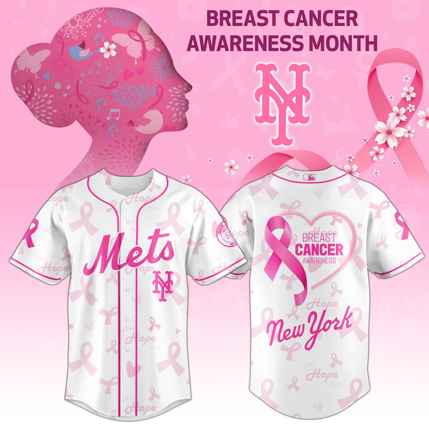 _ NYM x Breast Cancer Awareness Month Limited Edition Jersey 2025.