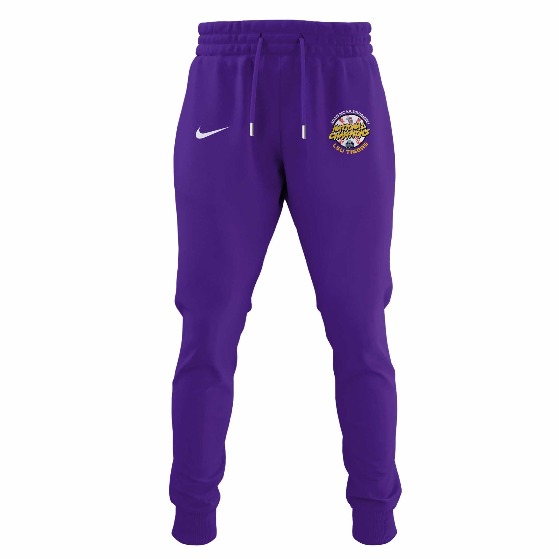 LSU Tigers Baseball Hoodie - 2025 NCAA Baseball Men’s College World Series Champions Hoodie