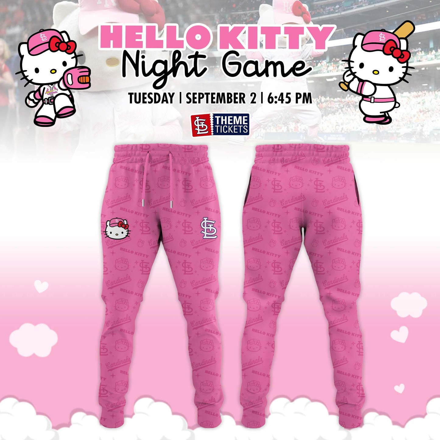 _ St. Louis Cardinals x Hello Kitty Night Game Limited Edition Jersey 2025