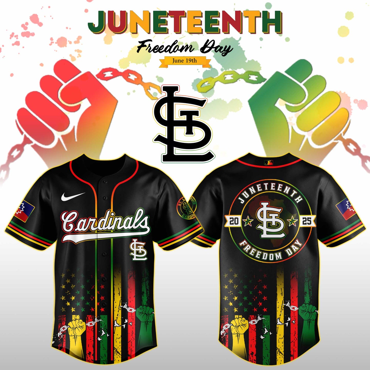 St.Louis Cardinals MLB X Juneteenth Day Jersey Edition Jersey 2025 | NJ65
