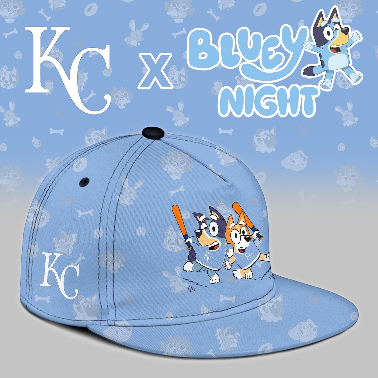 Kansas City Royals 2025 Bluey Night Event Limited Jersey | SG48
