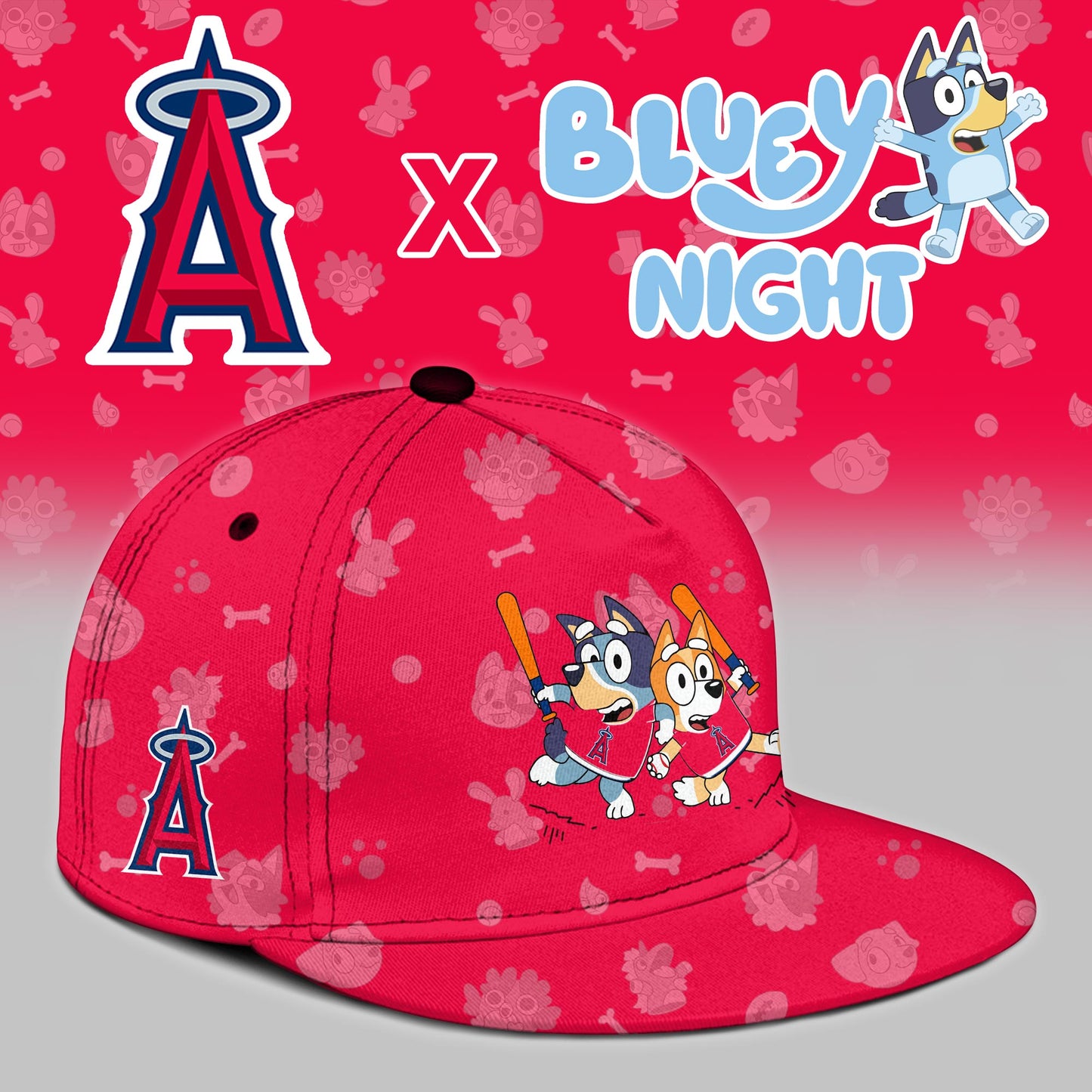 LA Angels 2025 Bluey Night Event Limited Jersey | BW33