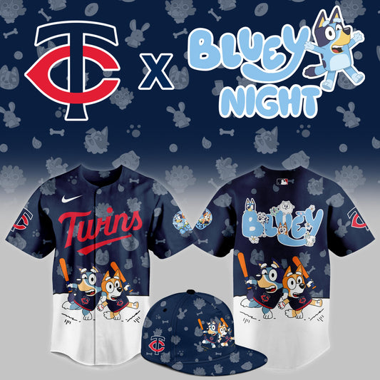 Minnesota Twins 2025 Bluey Night Event Limited Jersey | UU16