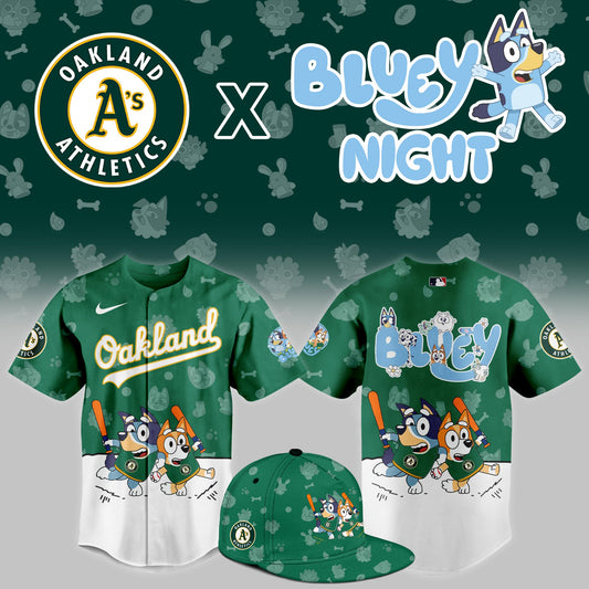 Oakland Athletics 2025 Bluey Night Event Limited Jersey | JD47