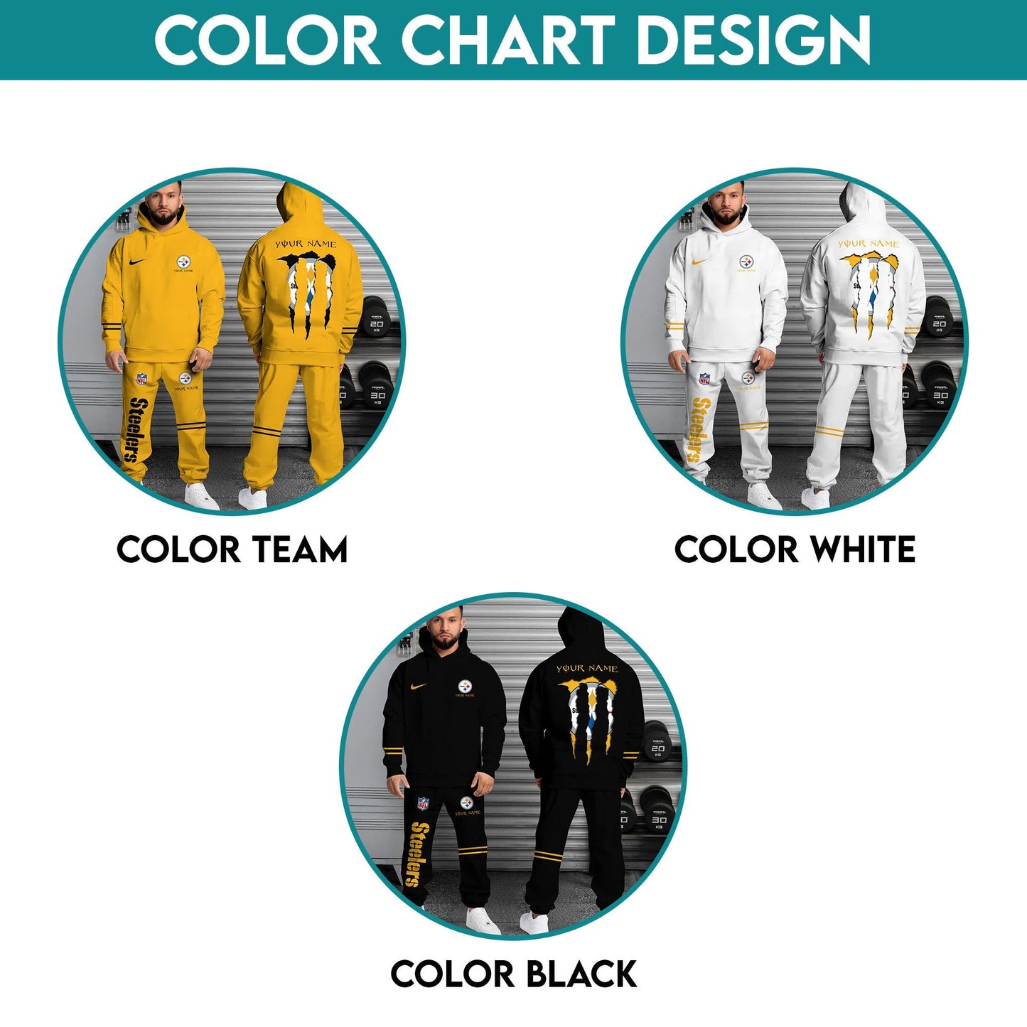 Pittsburgh Steelers Hoodie Sweatpants Set,Custom Hoodie,Sport Hoodie Sweatpants Set,Sport Gifts FOR Fan NP90